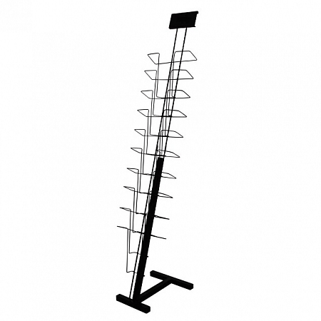 Буклетница напольная 10 карманов Буклетница напольная 10 карманов