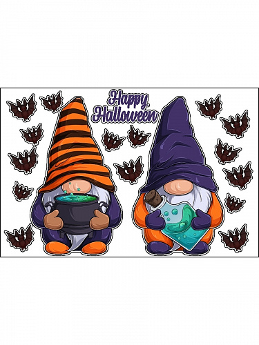 Наклейки интерьерные Хэллоуин 30х30 Наклейки интерьерные Хэллоуин 30х30 halloween