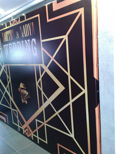 Сдвоенный тритикс пресс-волл 4х3 Сдвоенный тритикс пресс-волл 4х3 фото