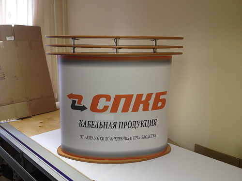 07-07-3 промостол эклипс с 3 столешницами 07-07-3 промостол эклипс с 3 столешницами фото